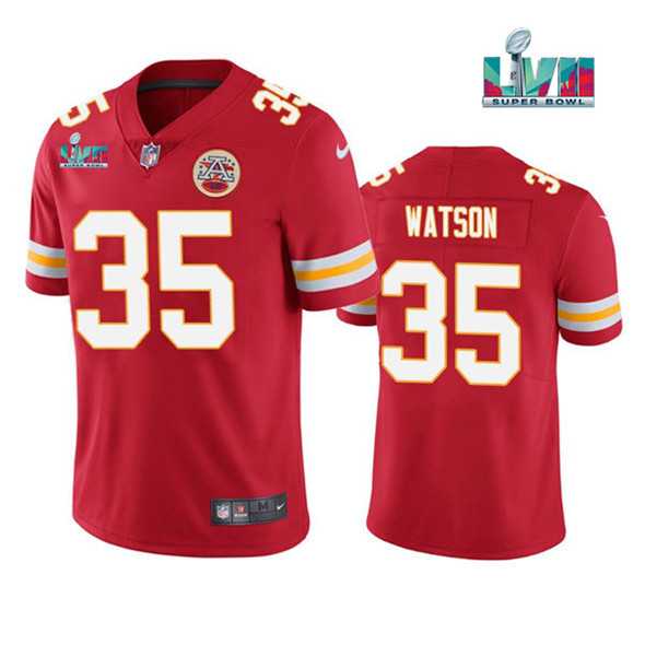 Men & Women & Youth Kansas City Chiefs #35 Jaylen Watson Red Super Bowl LVII Patch Vapor Untouchable Limited Stitched Jersey,We sell and wholesale Men & Women & Youth Kansas City Chiefs #35 Jaylen Watson Red Super Bowl LVII Patch Vapor Untouchable Limited Stitched Jersey on line form chian!